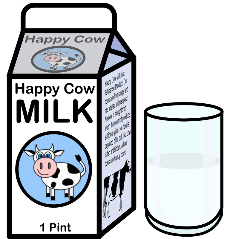 cup of milk clipart - photo #44