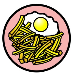 egg and chips